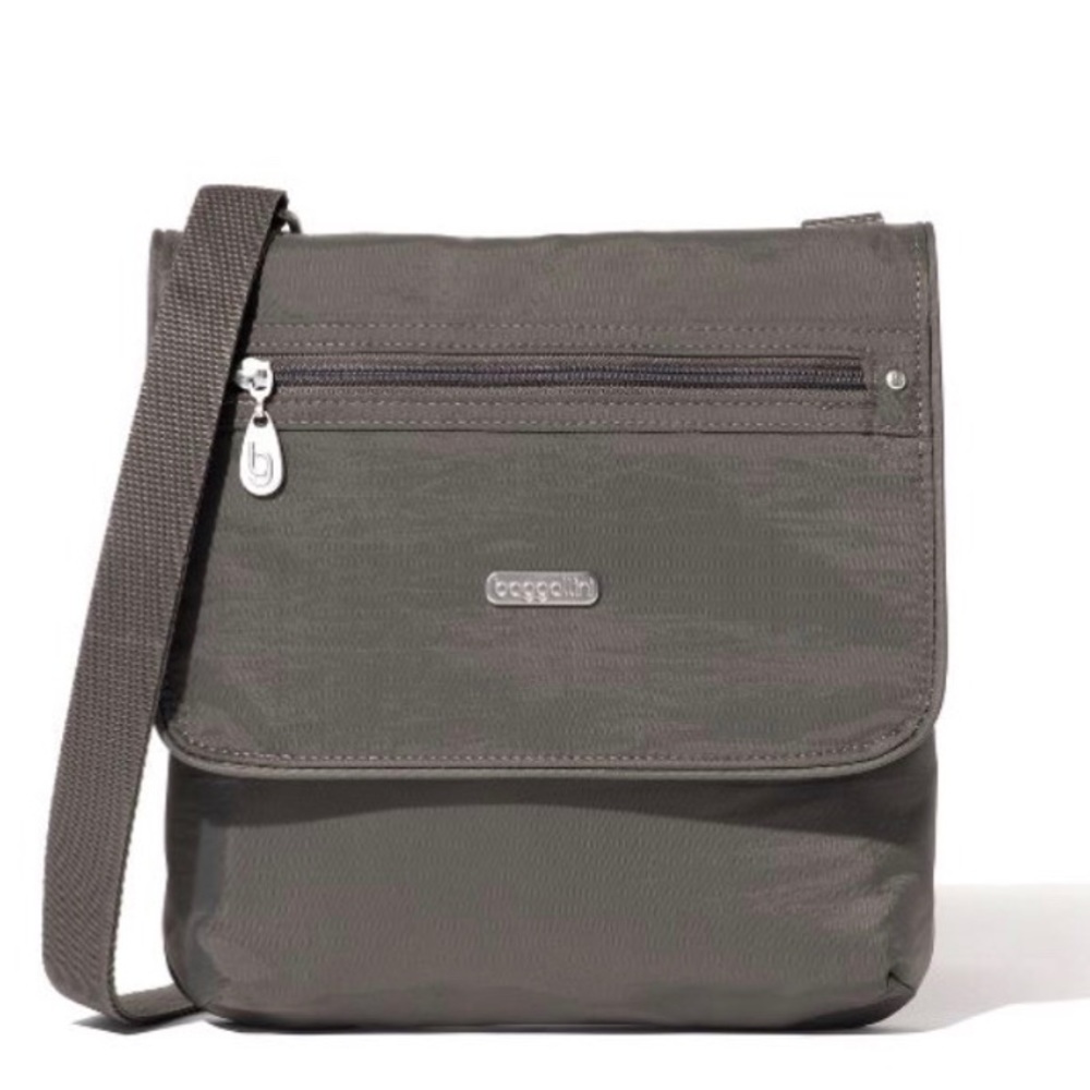 Baggallini NWT Women's Crossbody Bag, Grey